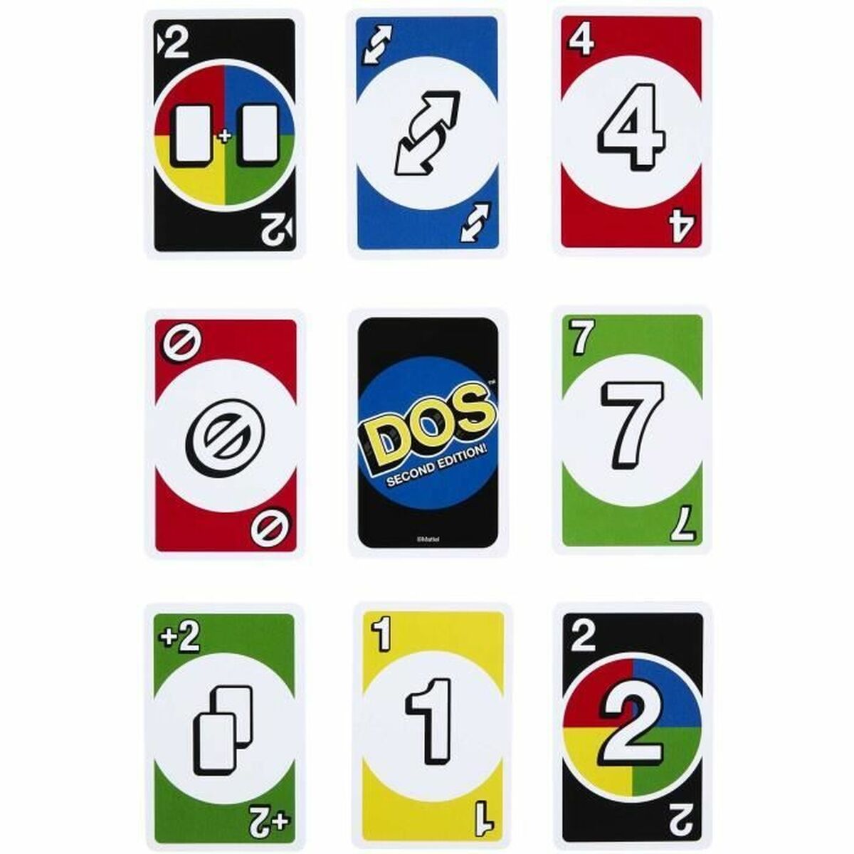 Card Game Mattel UNO DOS (FR)-4