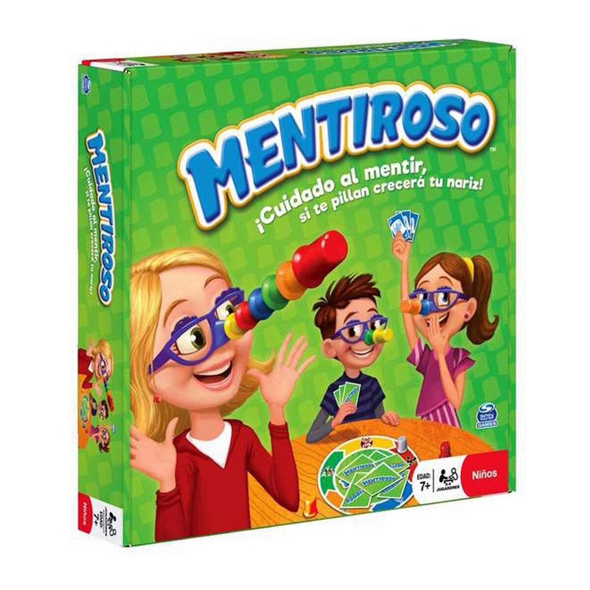 Board game Spin Master Mentiroso 29 Pieces 26,67 x 26,67 x 5,08 cm-0