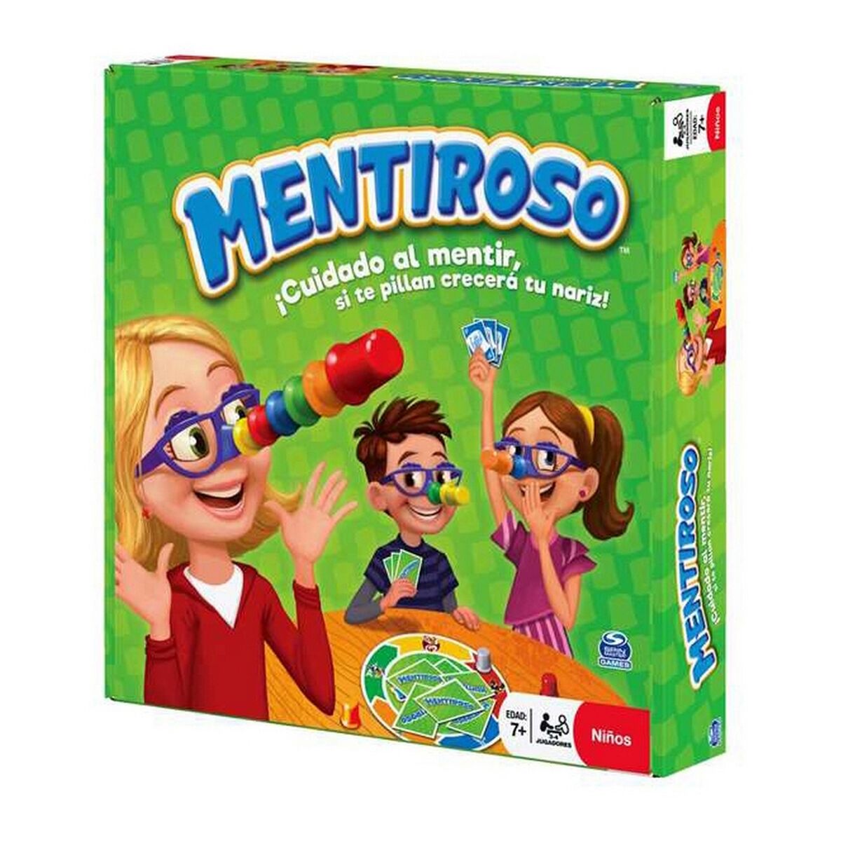 Board game Spin Master Mentiroso 29 Pieces 26,67 x 26,67 x 5,08 cm-4