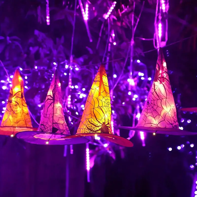Witchy Illuminations: 8 Enchanted Hanging Hat Lights-2