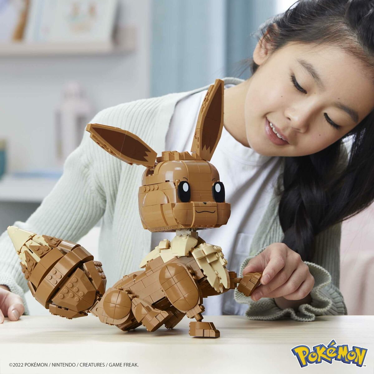 Construction set Pokémon Pokemon Eevee Giant Multicolour-5