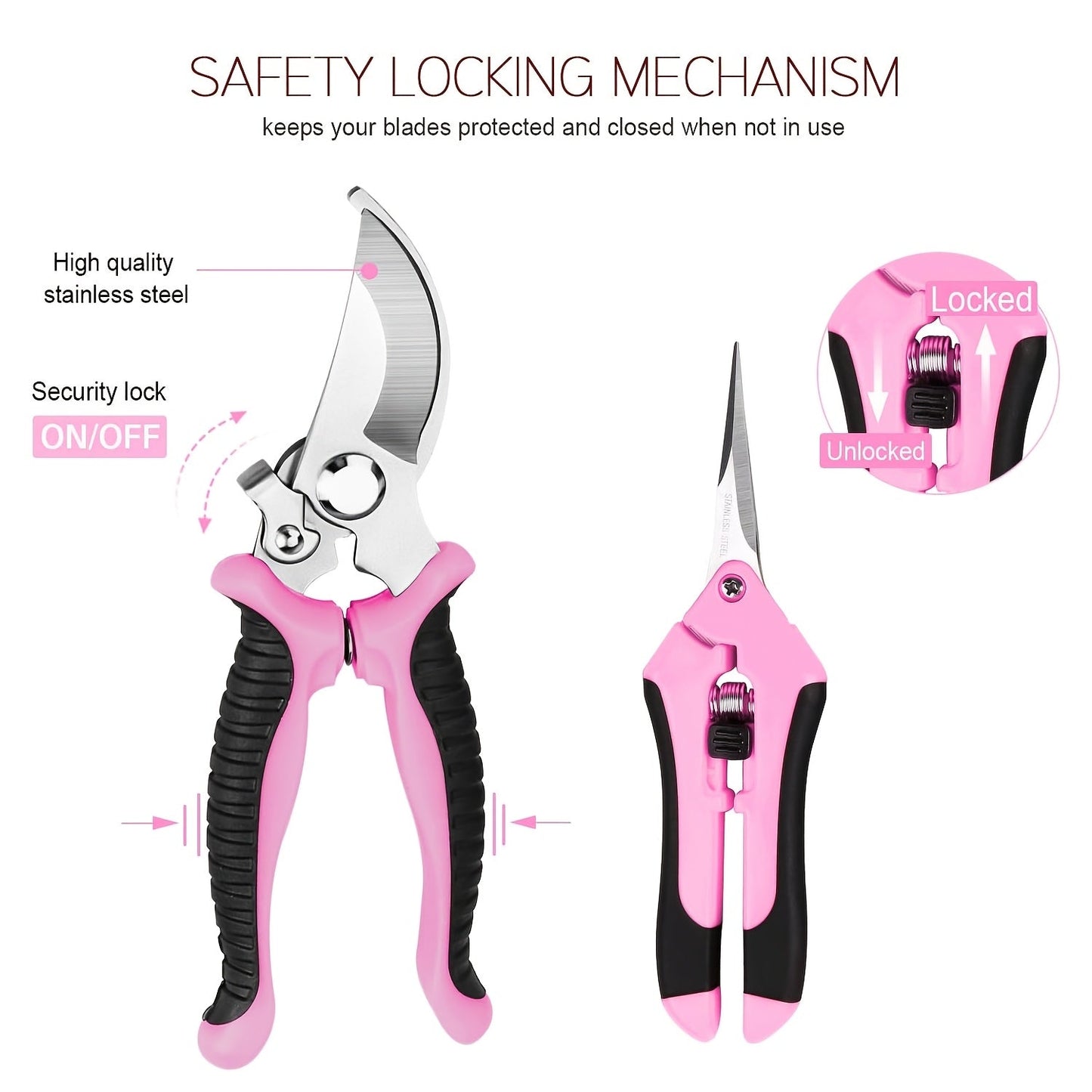 Pruning Scissors Set for Gardening (4pcs)-2