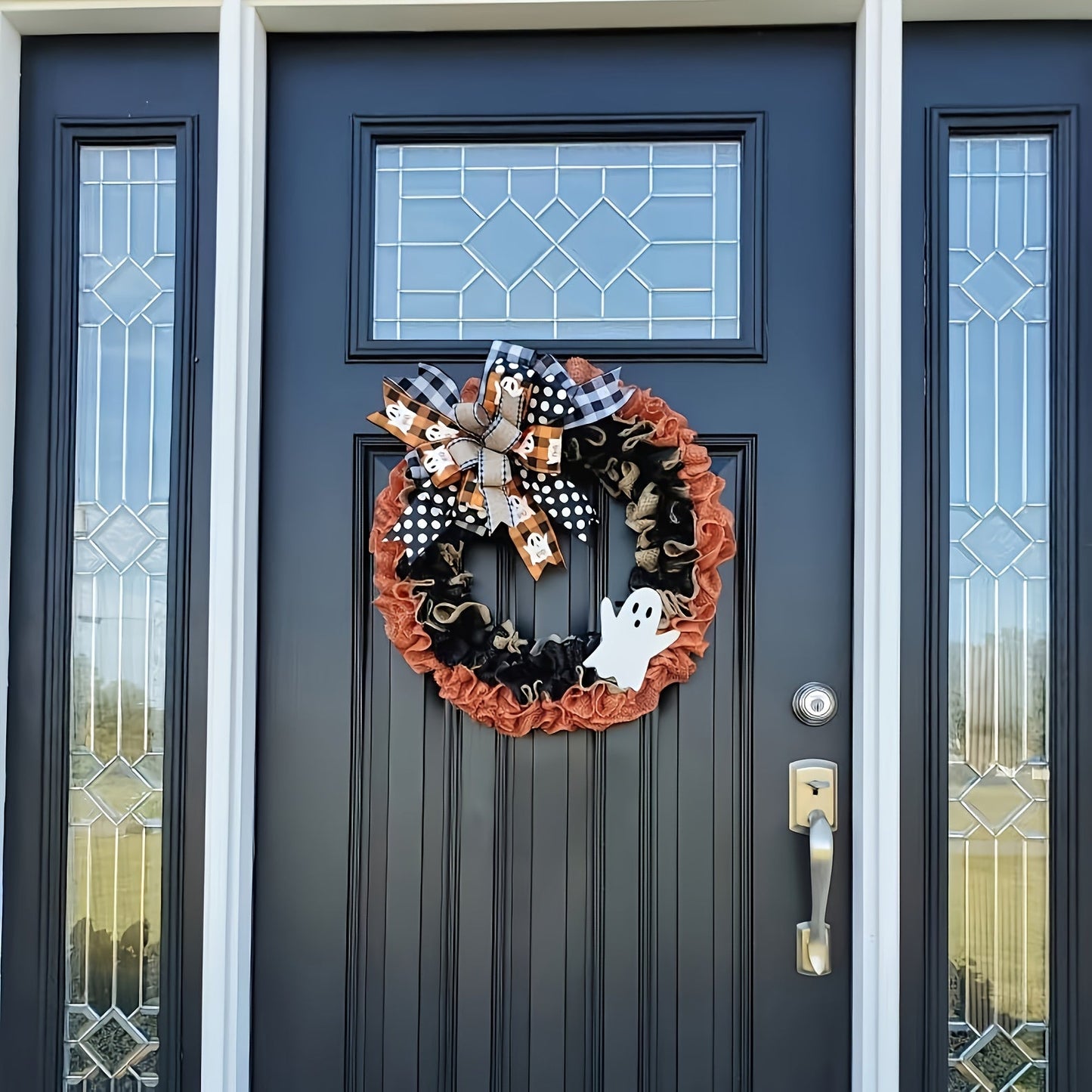 NNETM Halloween Wreath Indoor Holiday Decor-3