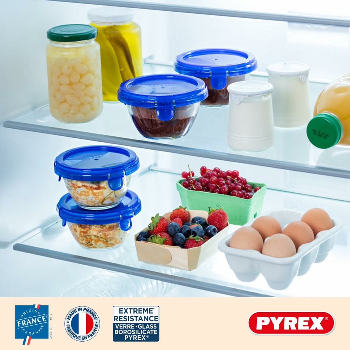 Set of lunch boxes Pyrex Transparent 5 Pieces-5
