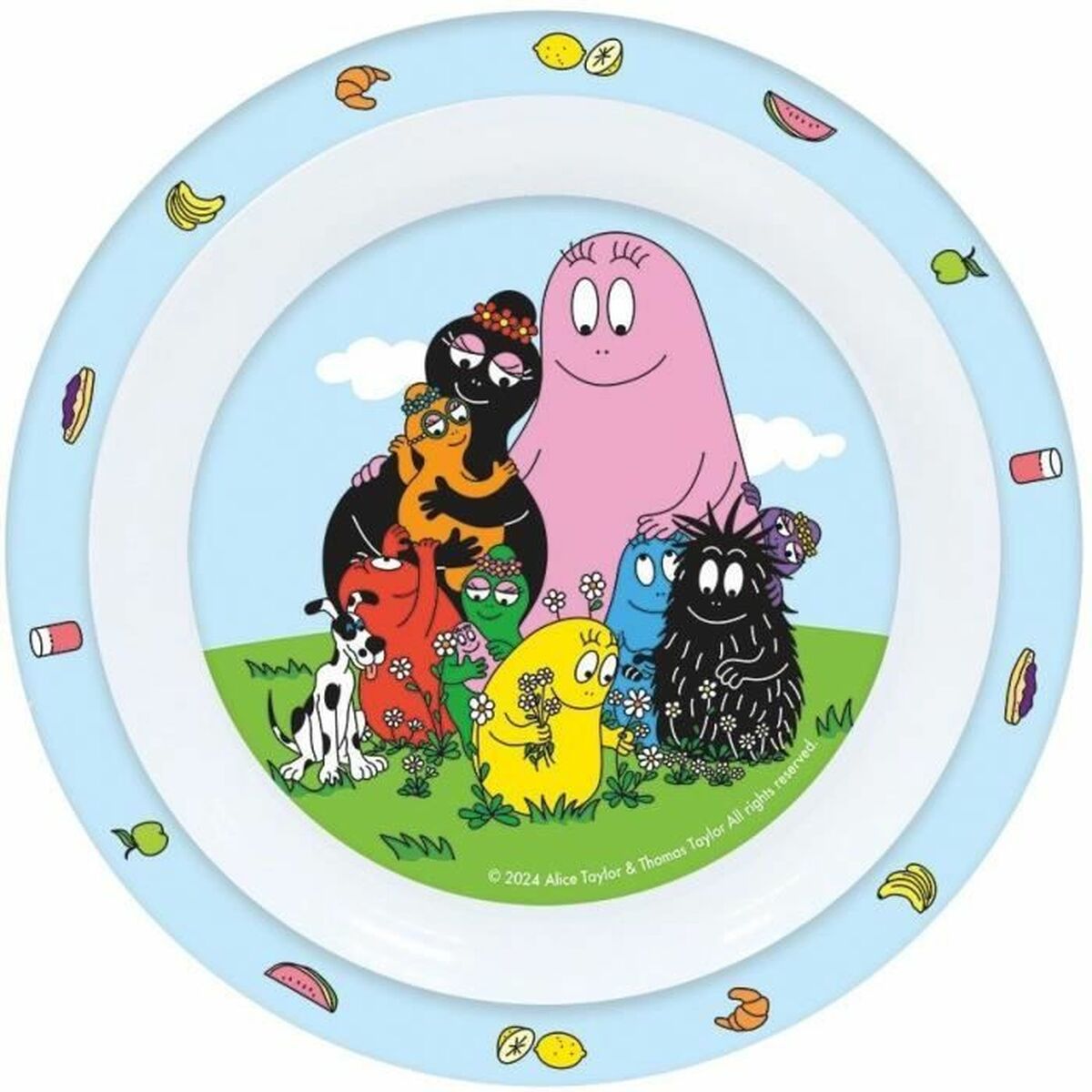 Dinnerware Set Fun House Plastic 6 Pieces-5