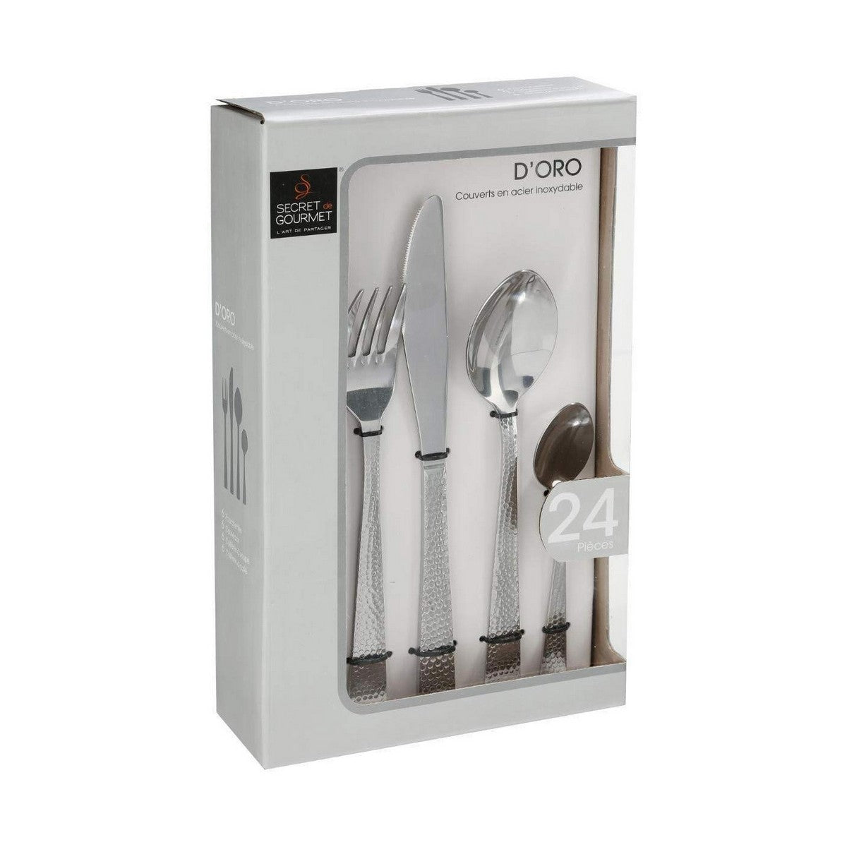 Cutlery Secret de Gourmet D'ORO INOX 24 Pieces-1
