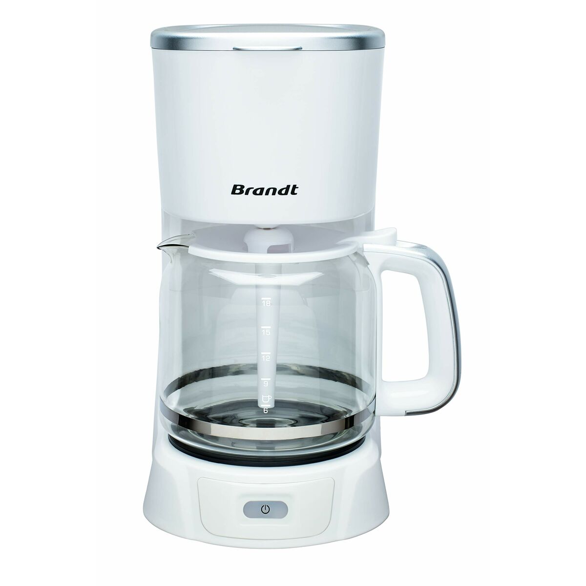 Drip Coffee Machine Brandt CAF1318S White 1000 W 1100 W-1