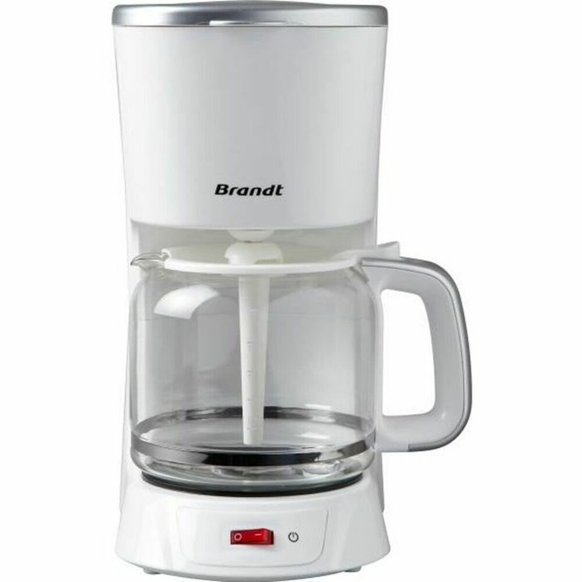 Drip Coffee Machine Brandt CAF1318S White 1000 W 1100 W-0