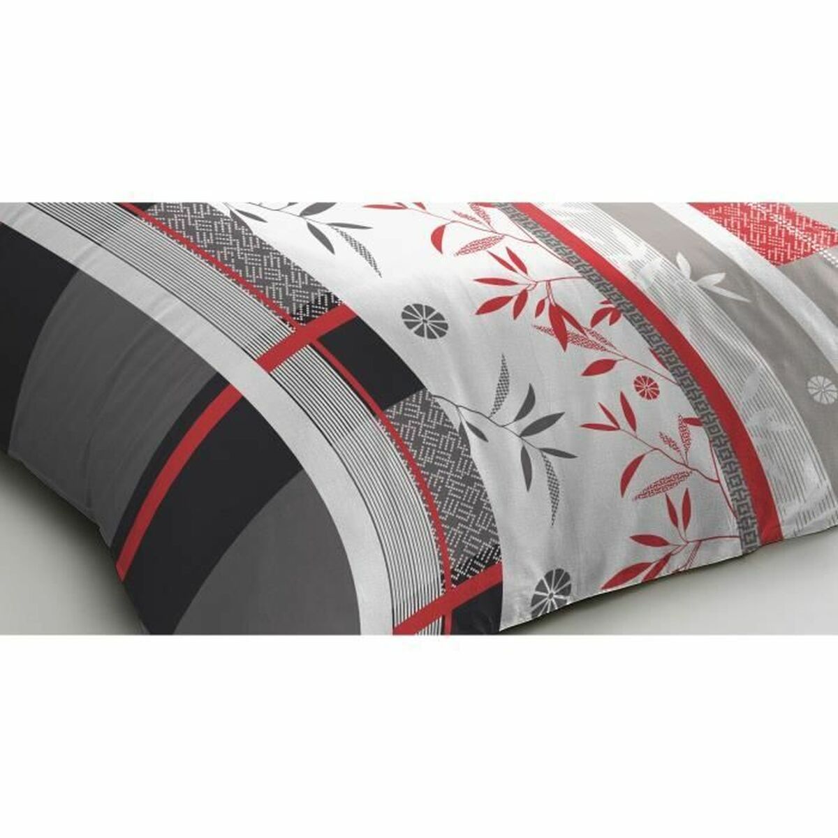 Duvet cover set HOME LINGE PASSION Blue White rouge 140 x 200 cm Double 2 Pieces-2