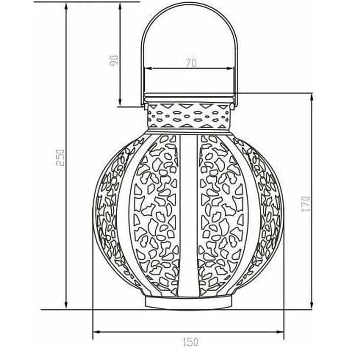 Solar lamp Galix Beige-1