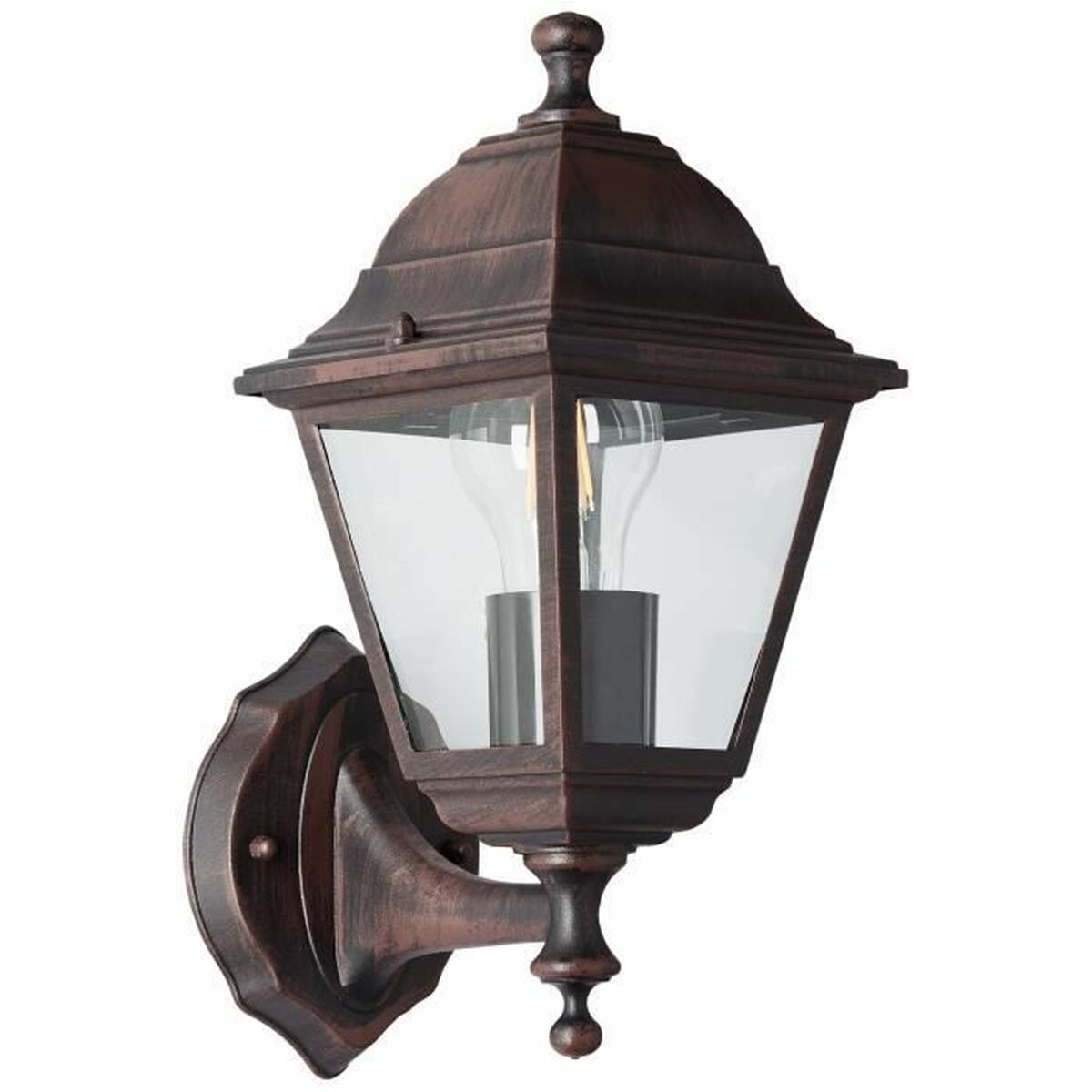 Garden Lantern Brilliant Nissie Orange Black oxide 60 W E27 Exterior-3