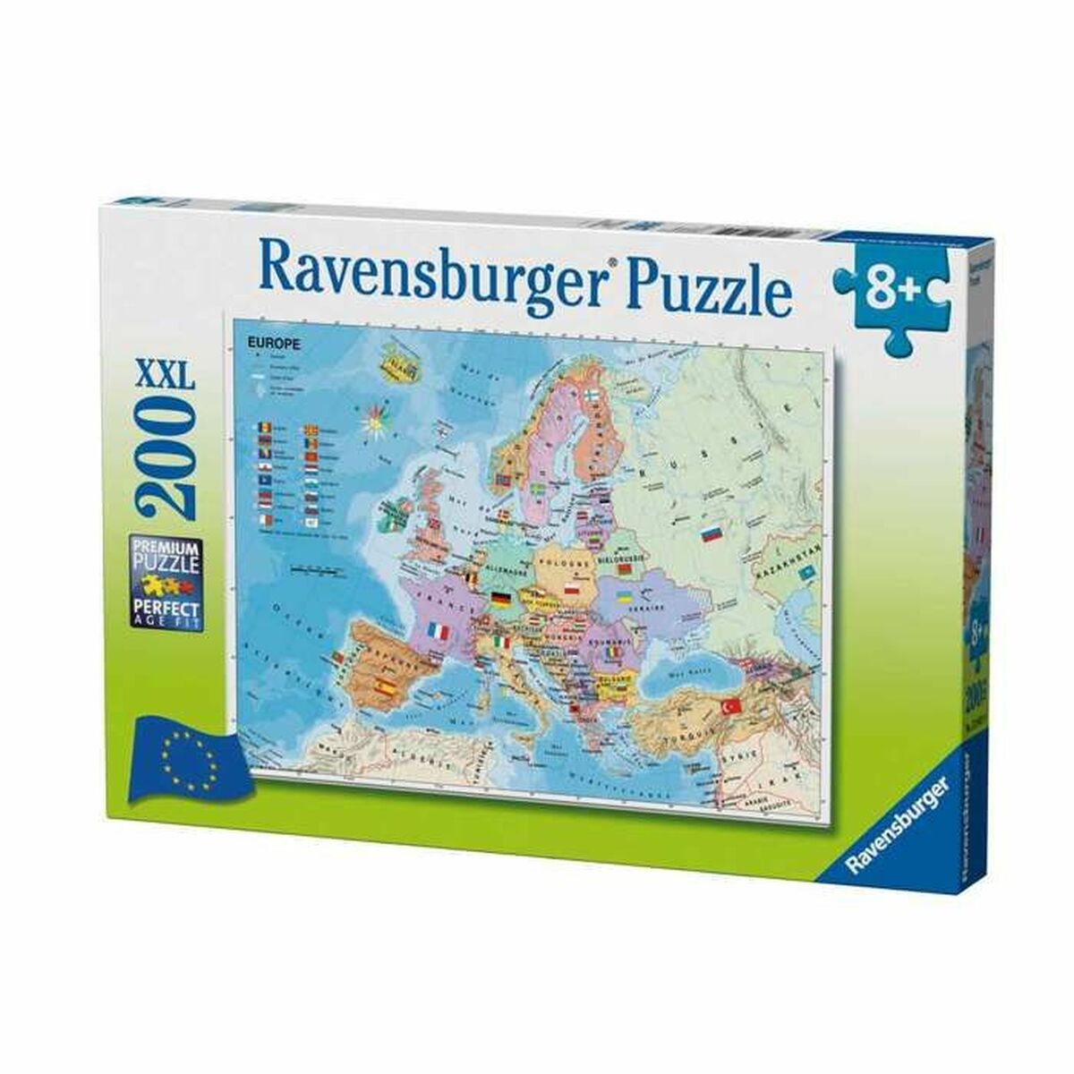 Puzzle Ravensburger Carte d'Europe-0