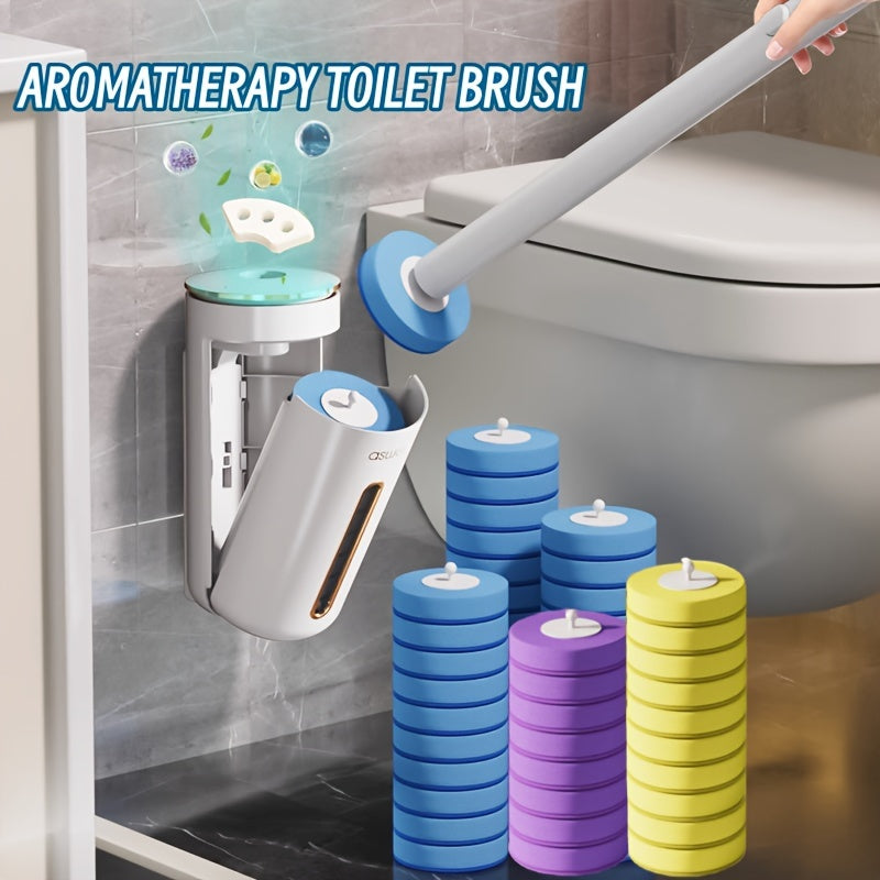 Disposable Toilet Brush Set Wall Mount (10pcs)-3