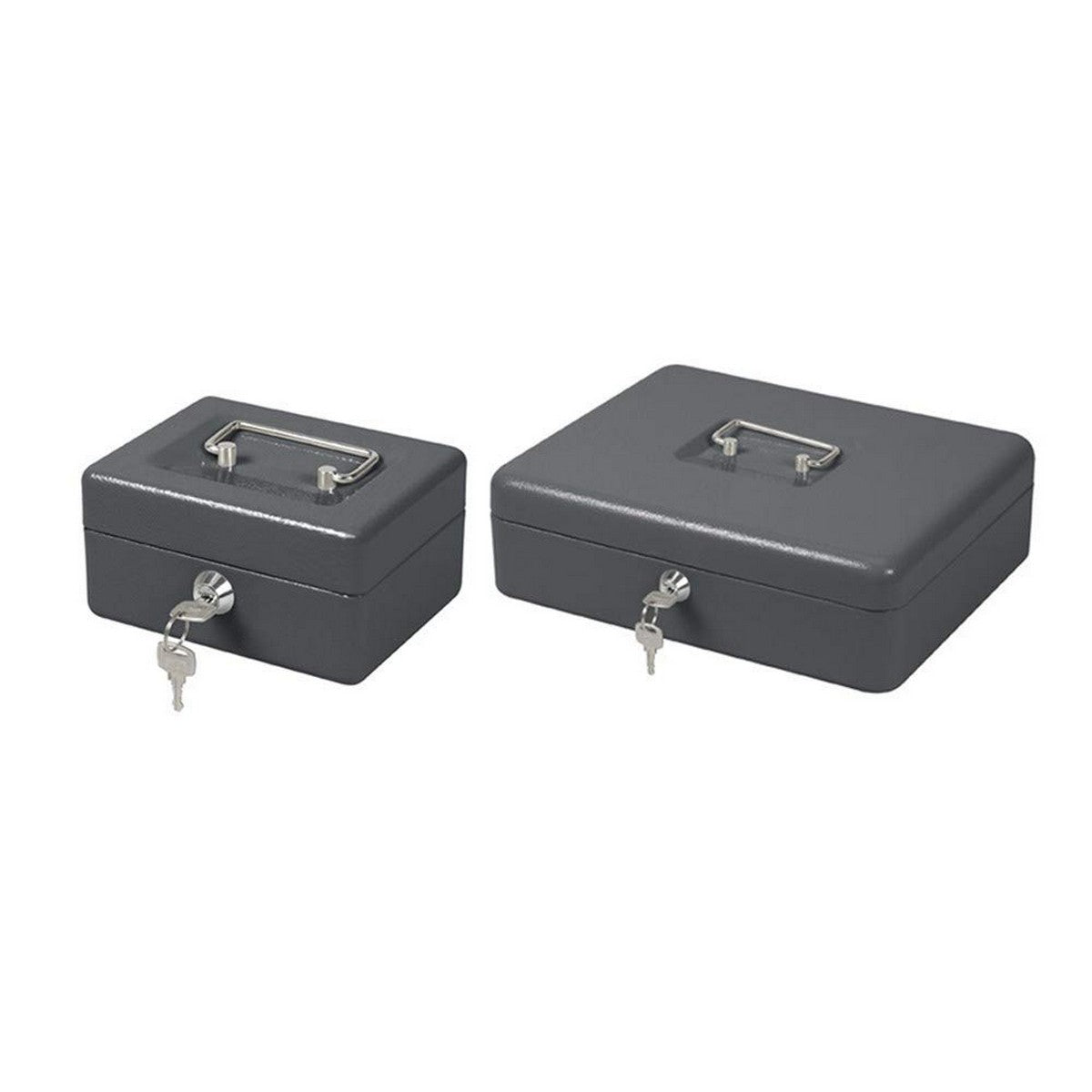 Safe-deposit box Bensontools Black Steel 30 x 24 x 9 cm-0