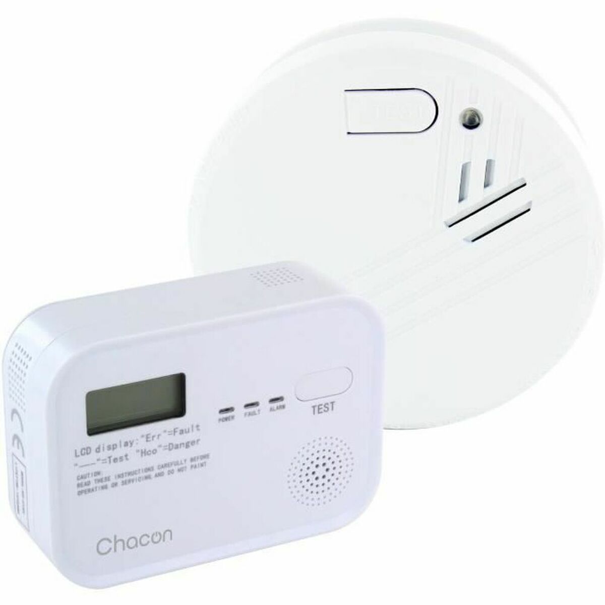 Set of smoke and carbon monoxide detectors Chacon-0