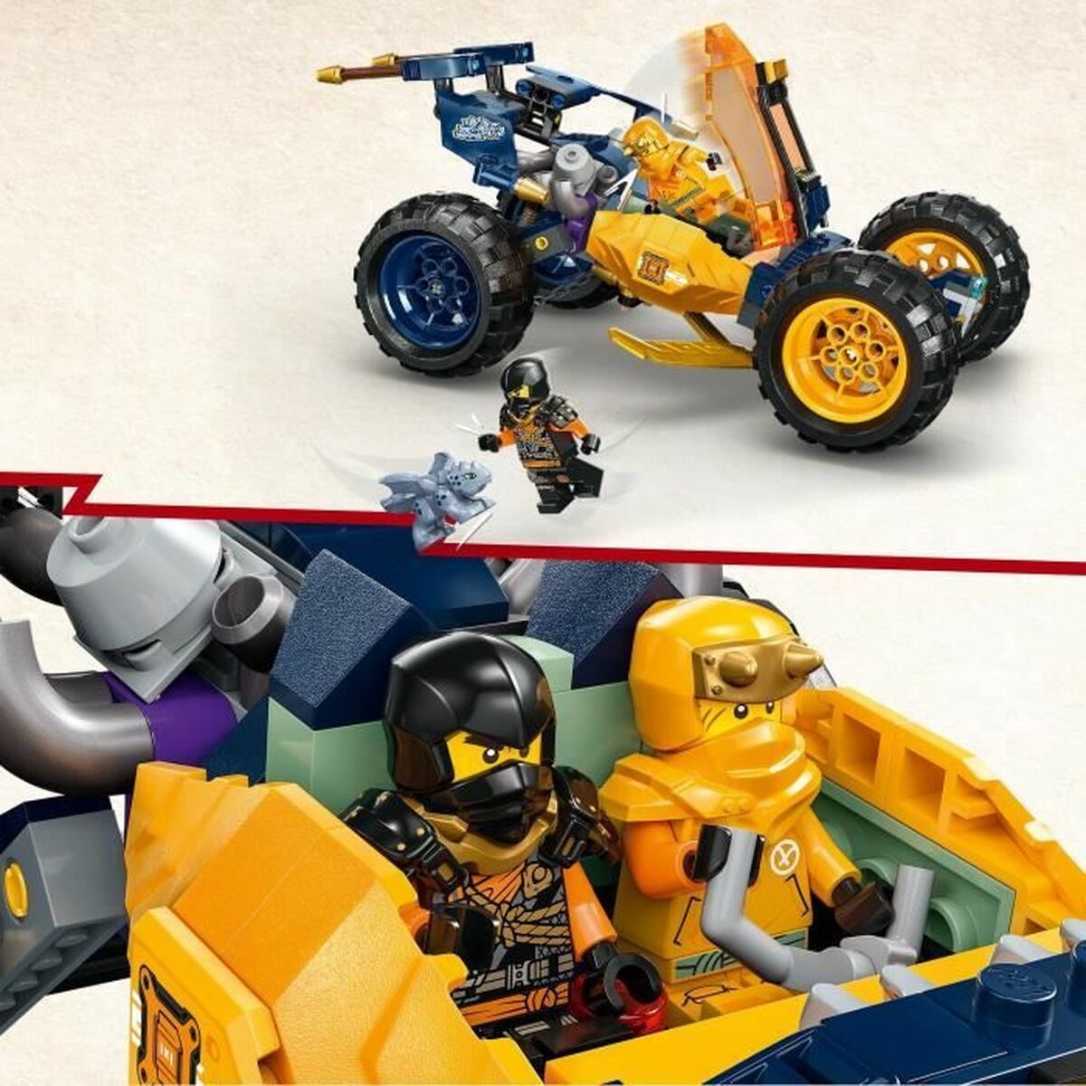 Construction set Lego NINJAGO 71811 Arin's Ninja Off-Road Buggy Multicolour-4