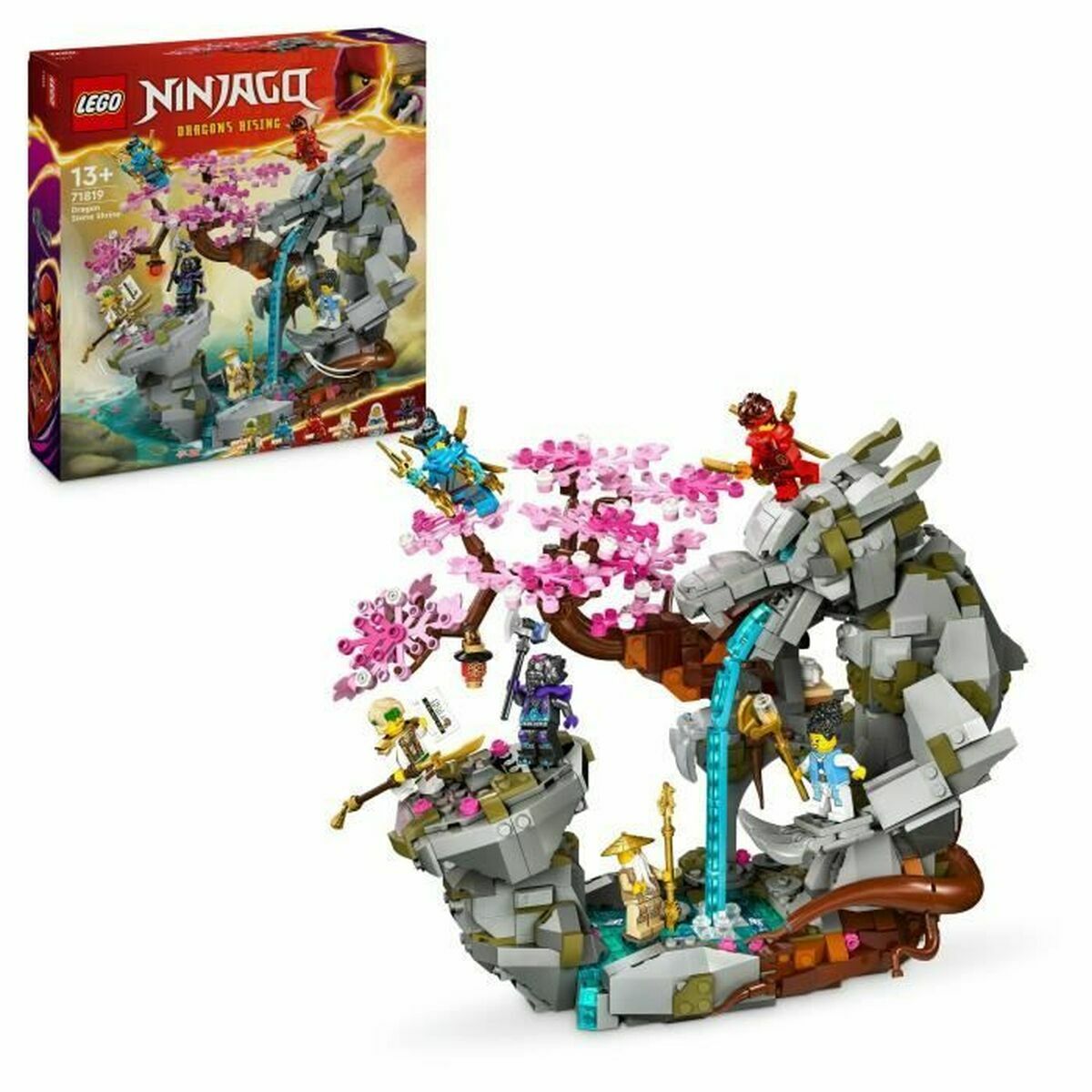 Construction set Lego NINJAGO 71819 Dragon Rock Shrine Multicolour-0