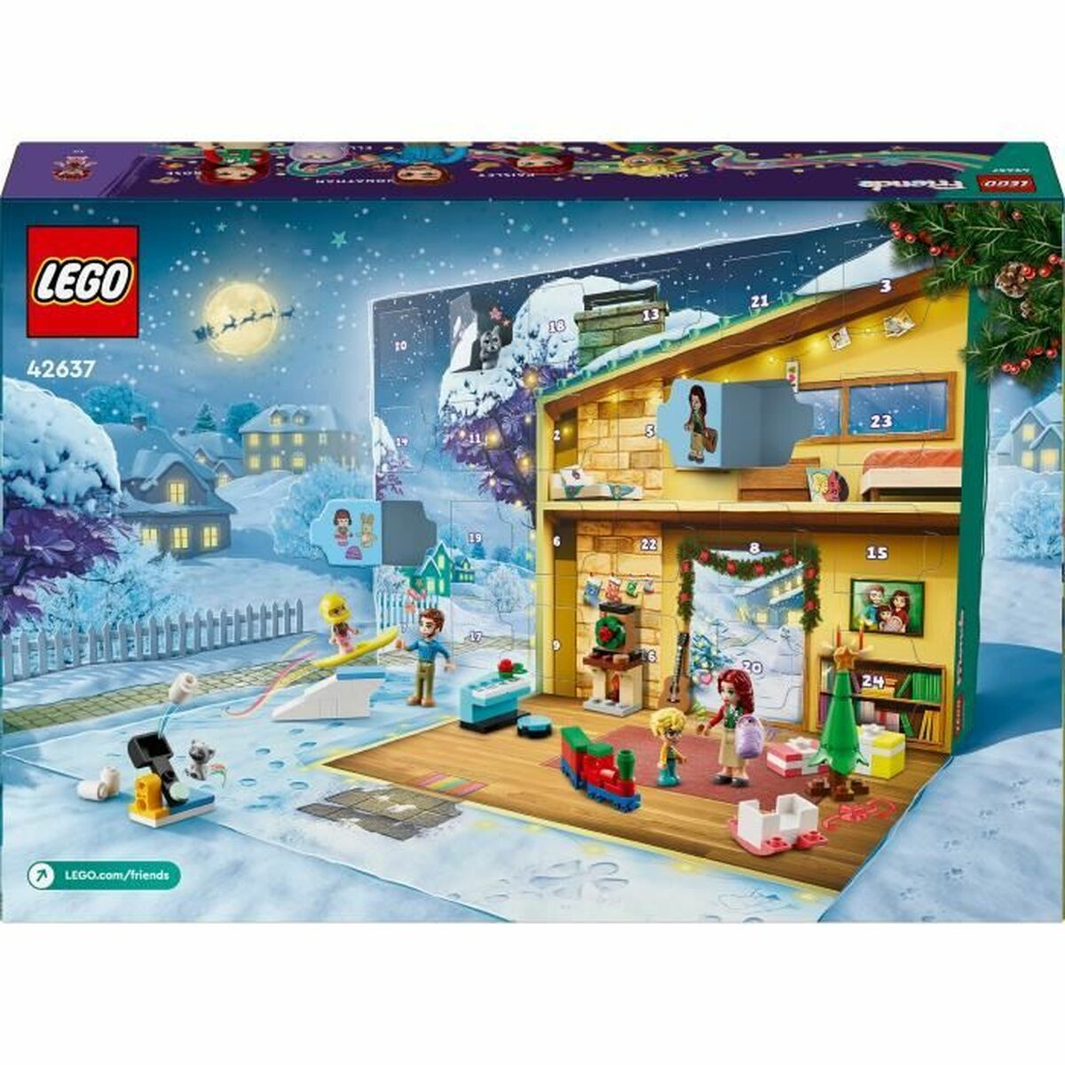 Construction set Lego 42637 Advent Calendar 2024 Gifts Before Christmas Multicolour-1