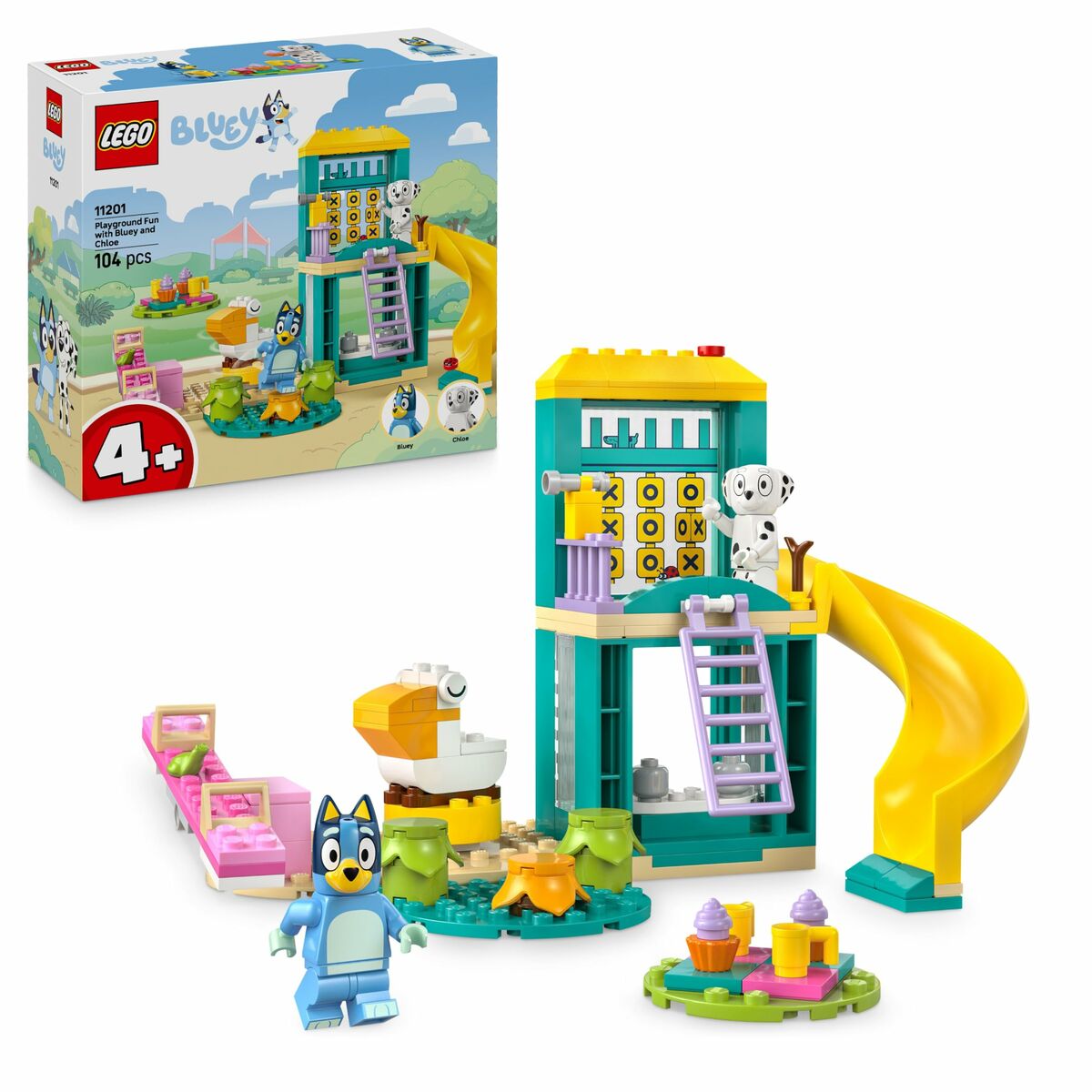 Construction set Lego 11201 Playground Fun with Bluey and Chloe 104 Pieces-6