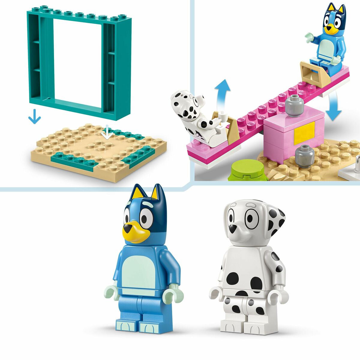 Construction set Lego 11201 Playground Fun with Bluey and Chloe 104 Pieces-3