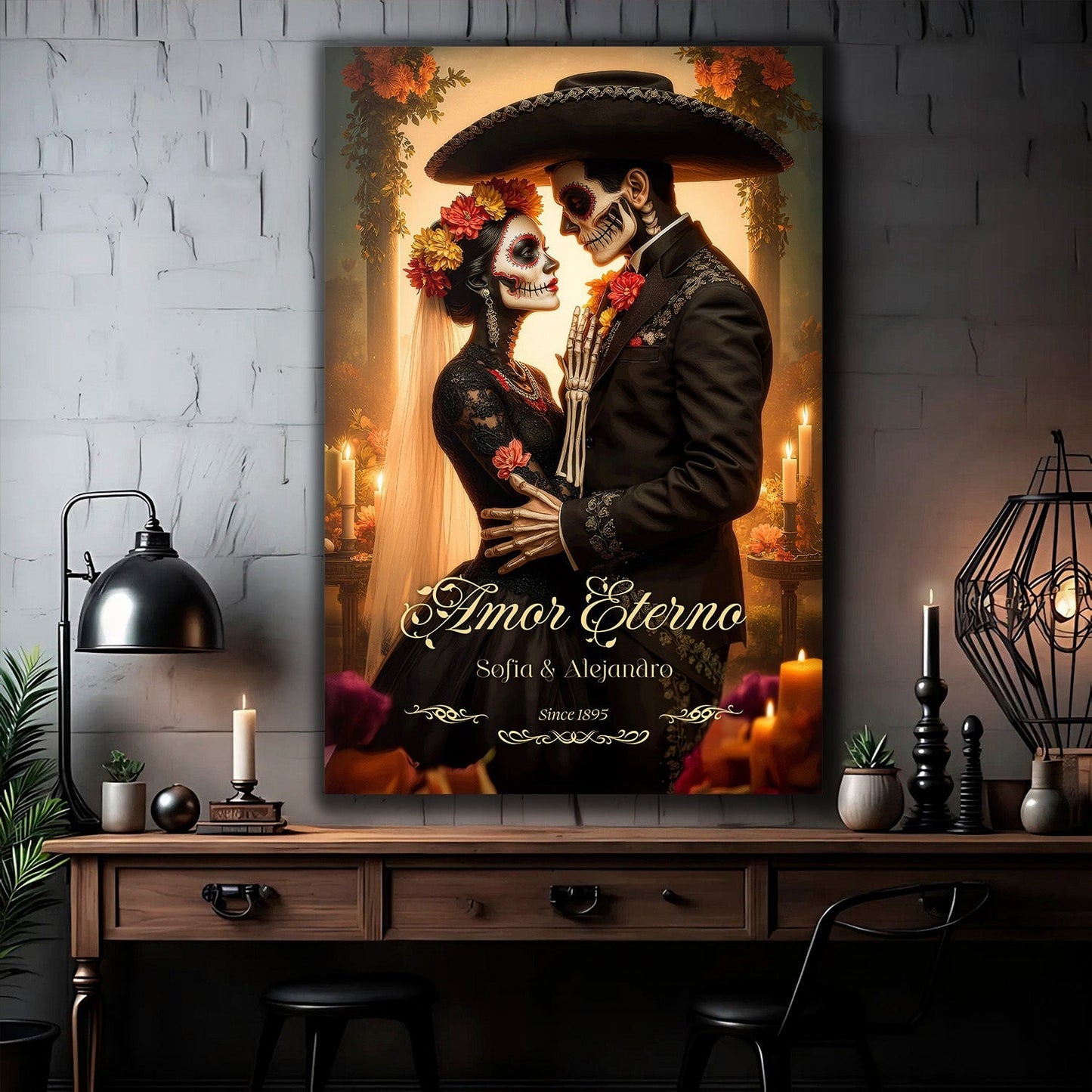 Personalized Eternal Love Halloween Sign-4