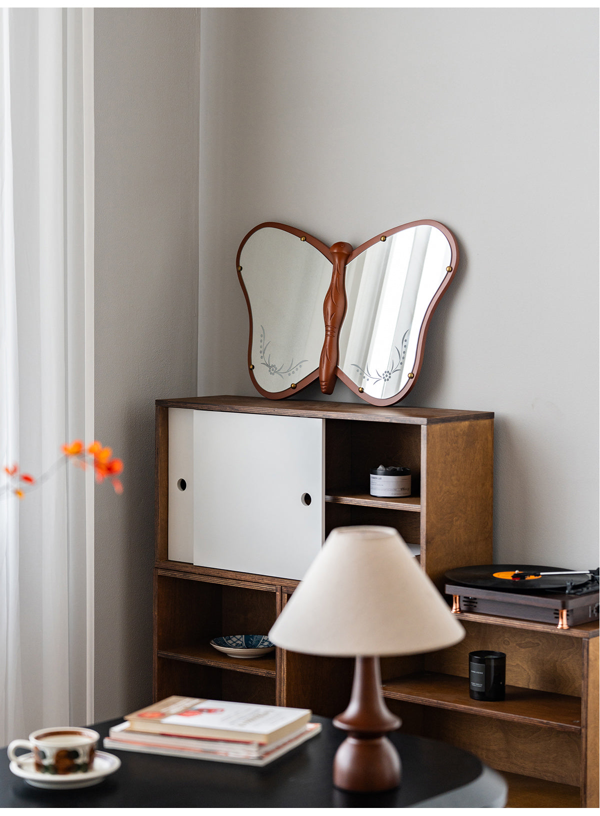 Vintage Butterfly Mirror-4