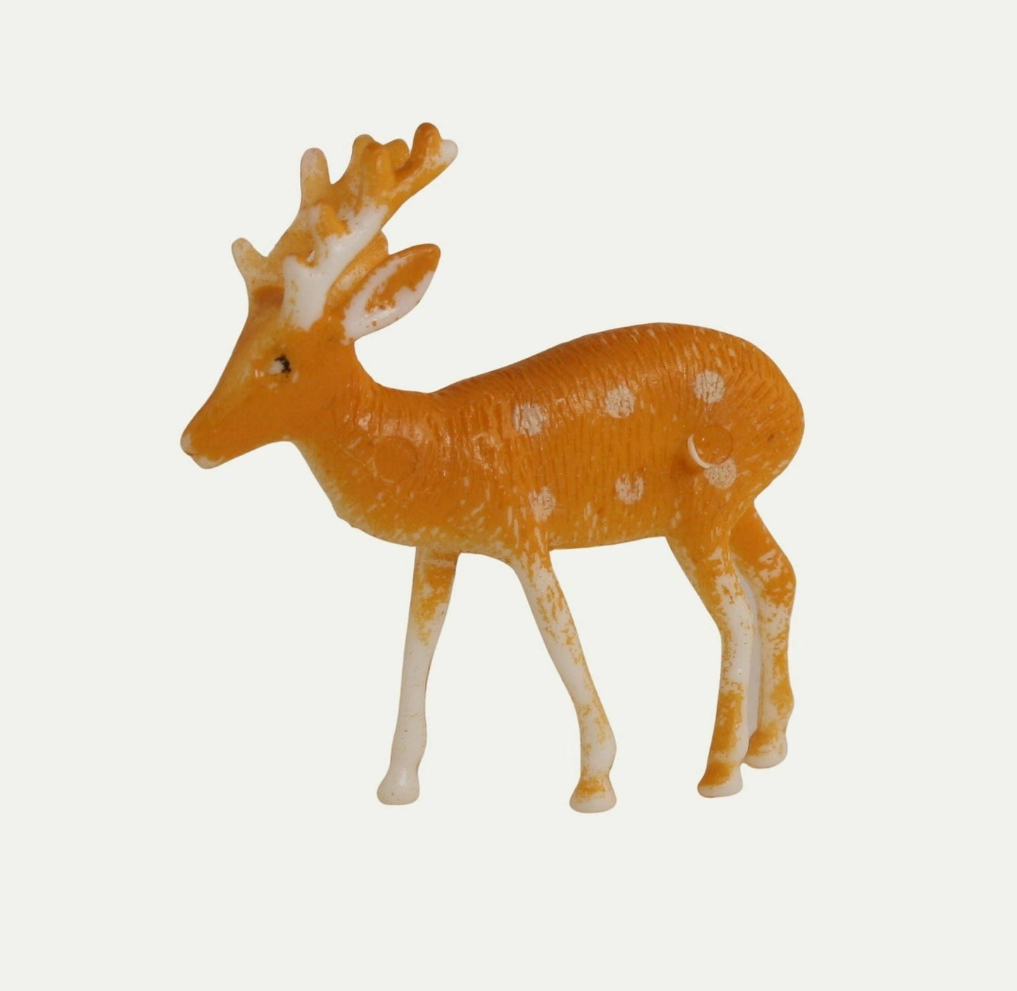 Retro Plastic Reindeer 1.5" - 4pcs-2