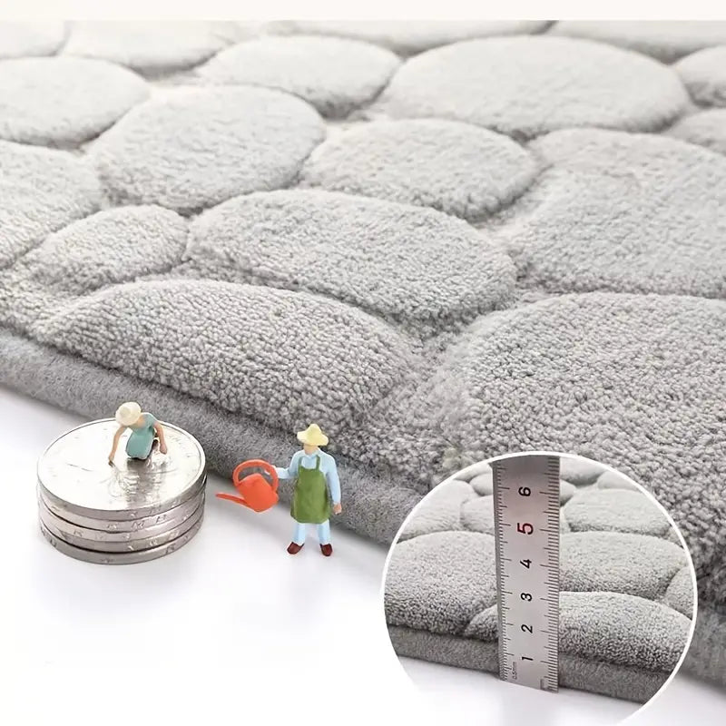 3pcs Ultra Soft Bathroom Rugs Bliss-3