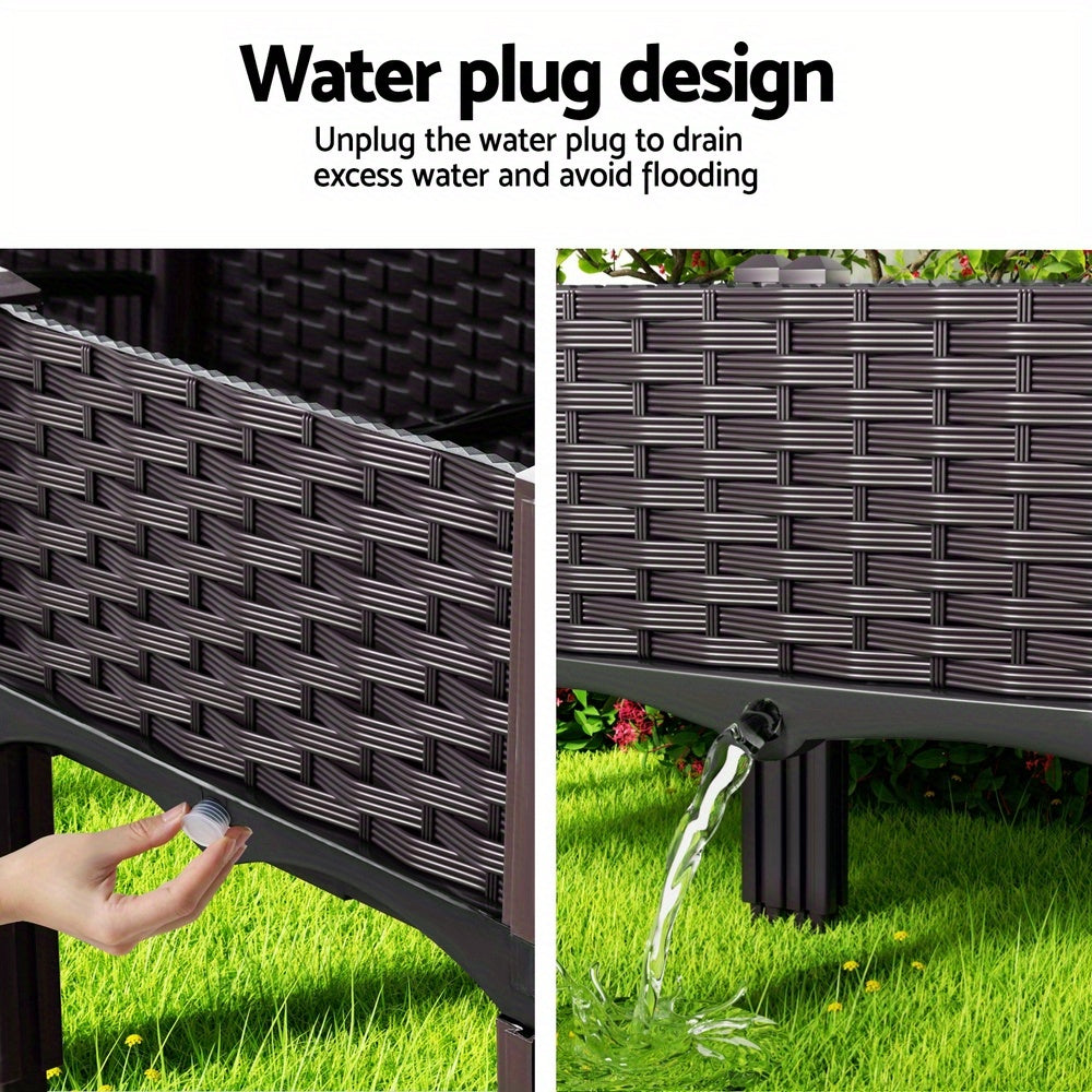 Raised Garden Bed Planter Box for Herbs & Vegetables-3