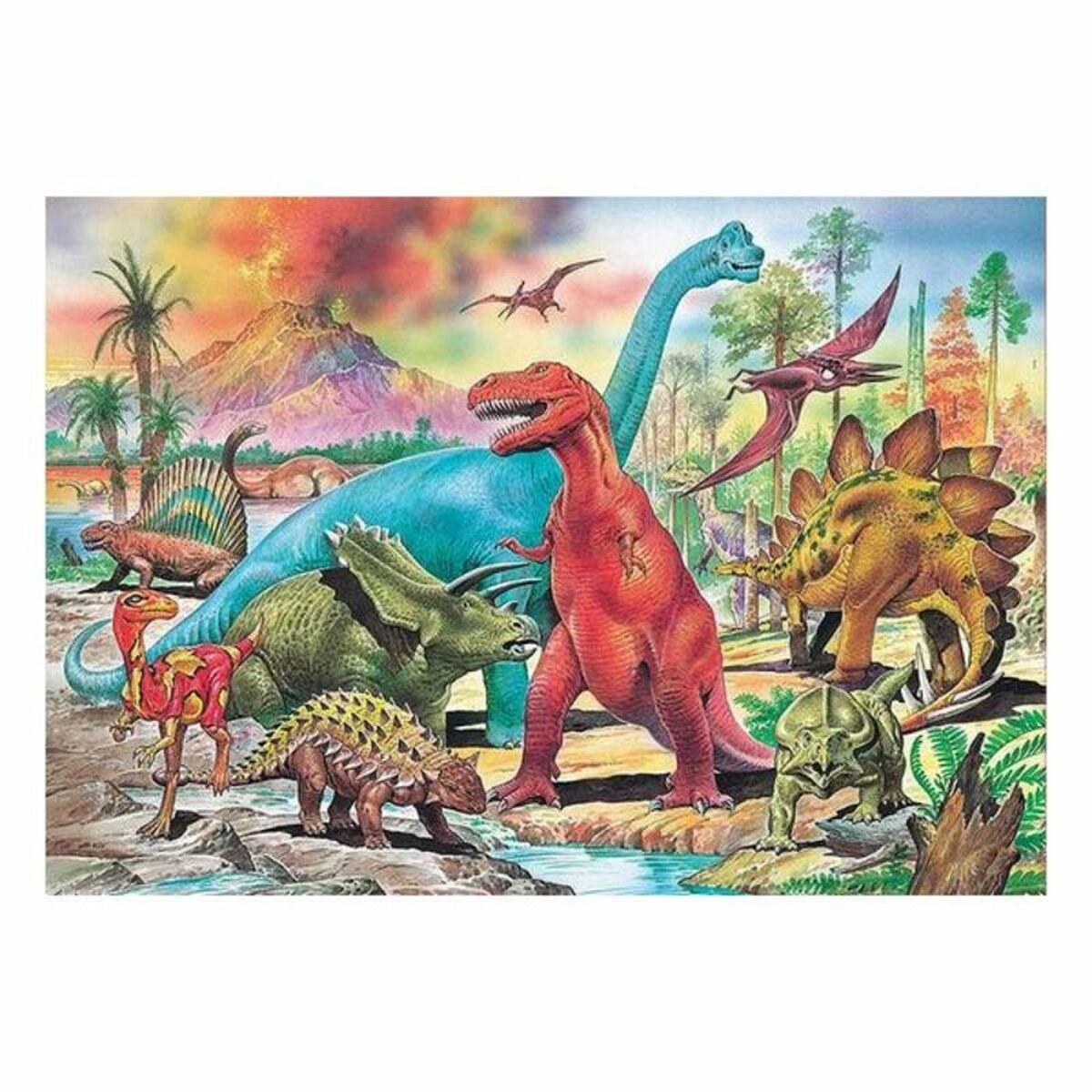 Puzzle Educa Dino (100 pcs)-1