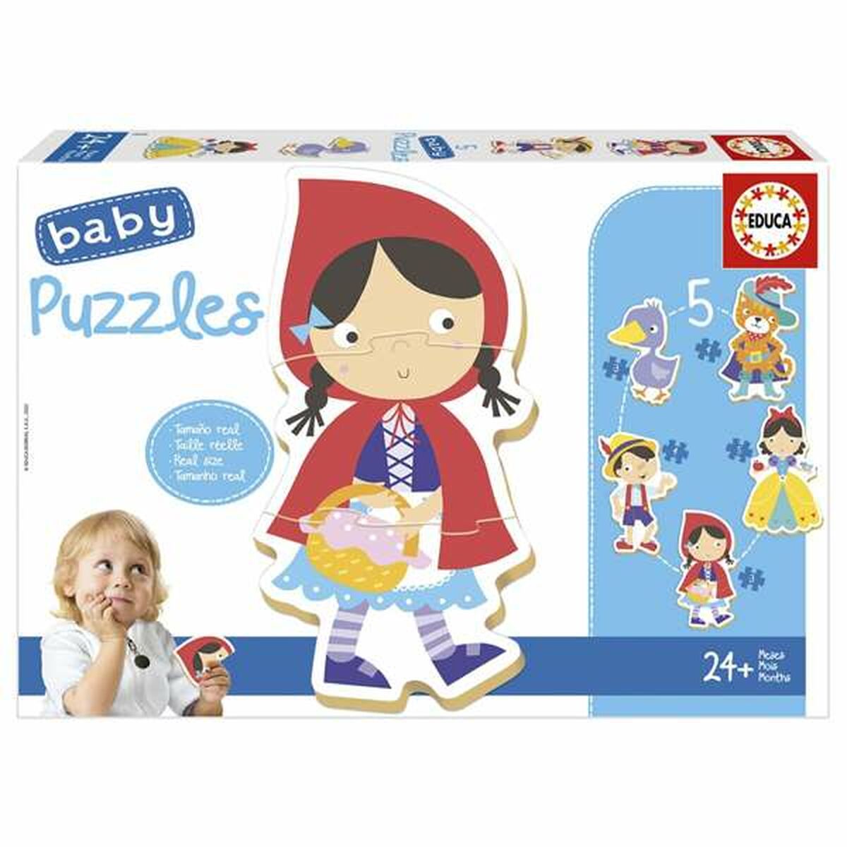 Child's Puzzle Educa Folk Tales 5 Pieces-0