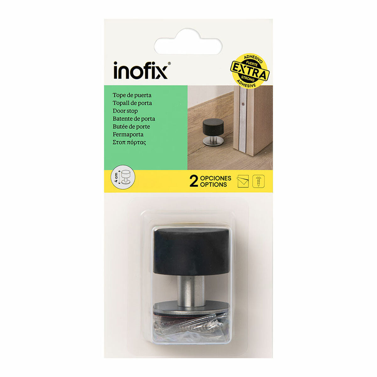 Doorstop Inofix Stainless steel-2