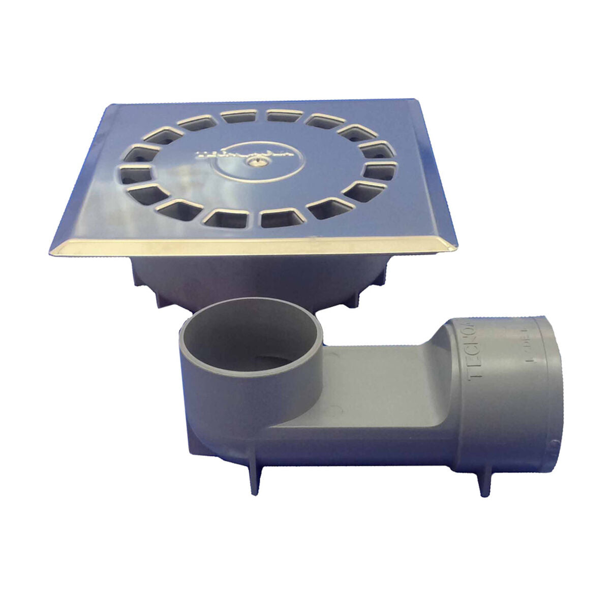 Drain Tecnoagua T-88 VHI PVC Stainless steel 11,8 x 11,8 x 4,5 cm Ø 4 cm-0