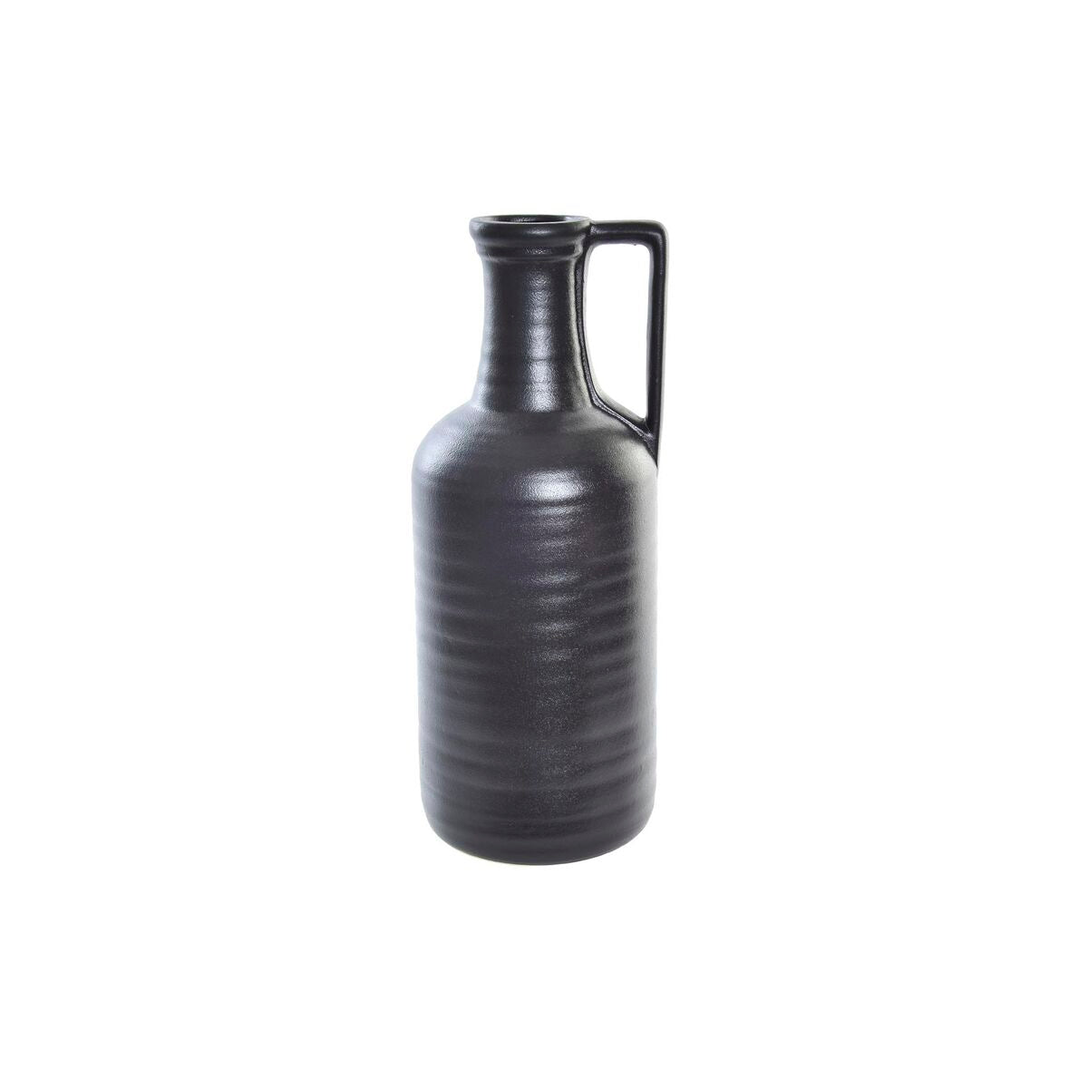 Vase DKD Home Decor Black Porcelain Modern 13 x 13 x 32 cm-0