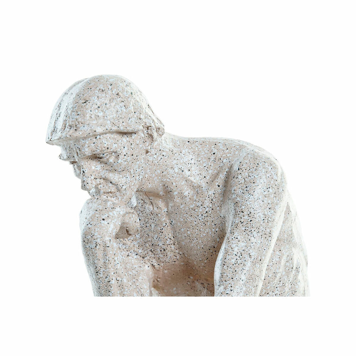 Decorative Figure DKD Home Decor The Thinker Beige Men 12 x 11 x 25 cm-2