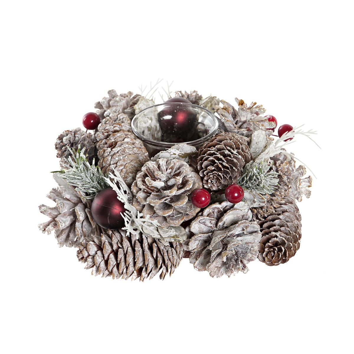 Christmas Candle Holder DKD Home Decor (19 x 19 x 9 cm)-0