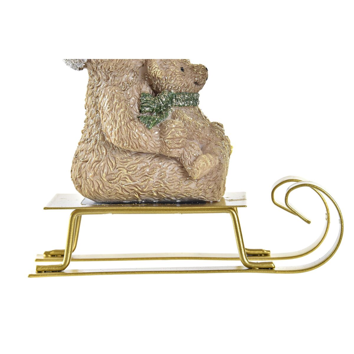 Christmas bauble DKD Home Decor Resin Bear (10 x 4 x 9,5 cm) (2 Units)-2