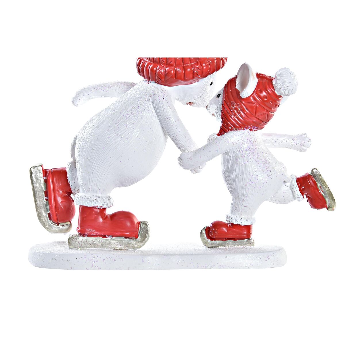 Christmas bauble DKD Home Decor Mouse Resin (9,5 x 3,5 x 9 cm)-2