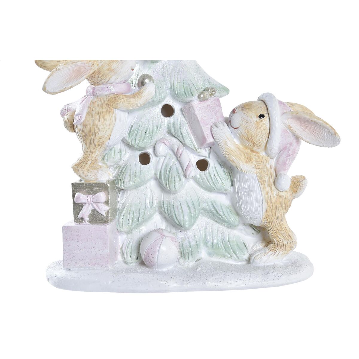 Christmas bauble DKD Home Decor Tree Resin (13,5 x 8 x 16 cm) (2 Units)-2