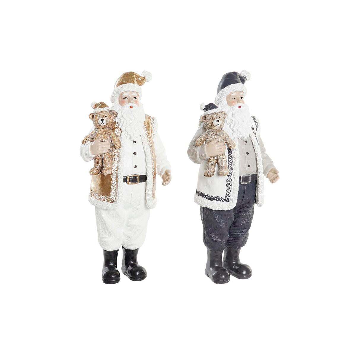 Christmas bauble DKD Home Decor Resin Father Christmas (12 x 9 x 27 cm) (2 Units)-0