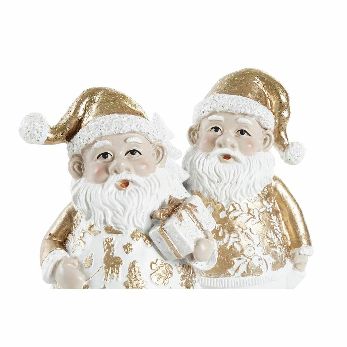 Christmas bauble DKD Home Decor Resin Father Christmas (8 x 6 x 13,5 cm) (2 Units)-1
