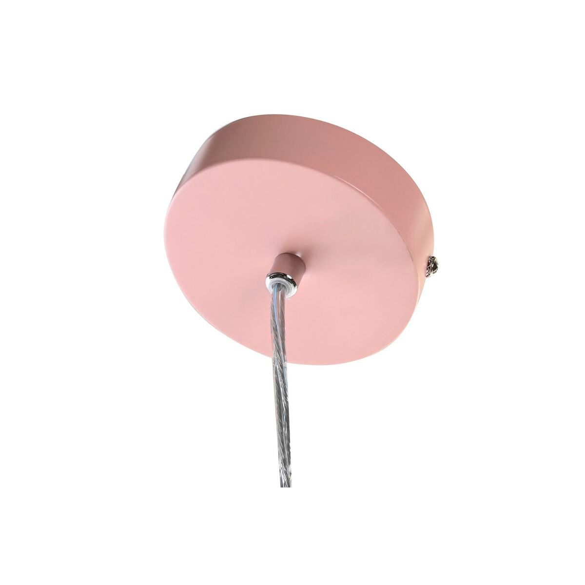 Ceiling Light DKD Home Decor 34 x 34 x 21 cm Silver Black Grey Pink Metal White 50 W 60 W Pinewood-2