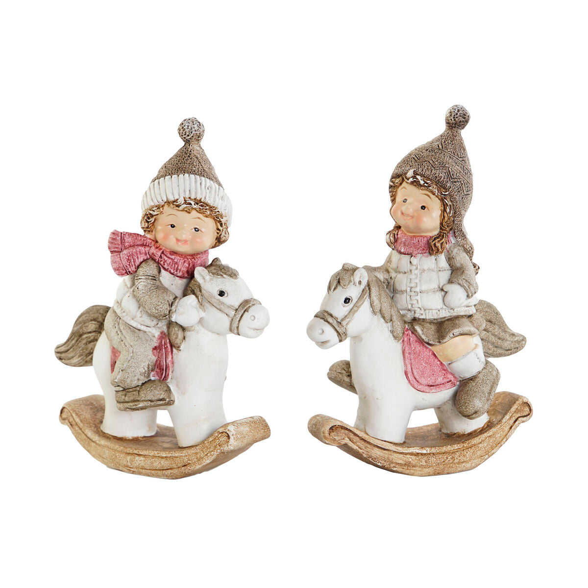Christmas bauble DKD Home Decor Multicolour 8,8 x 4,8 x 12,5 cm (2 Units)-0