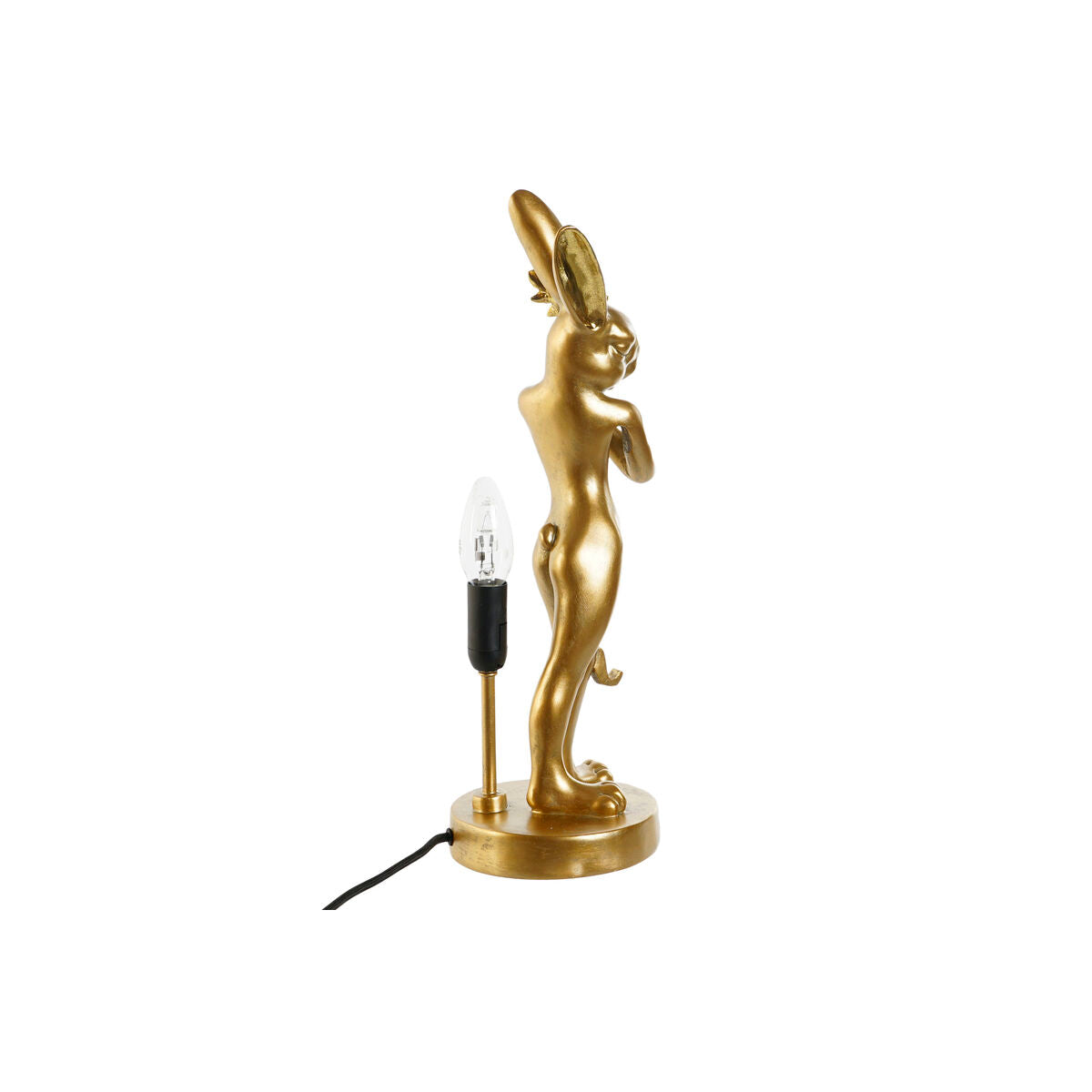 Desk lamp Home ESPRIT Black Golden Resin 40 W 220 V 16 x 16 x 43 cm-6