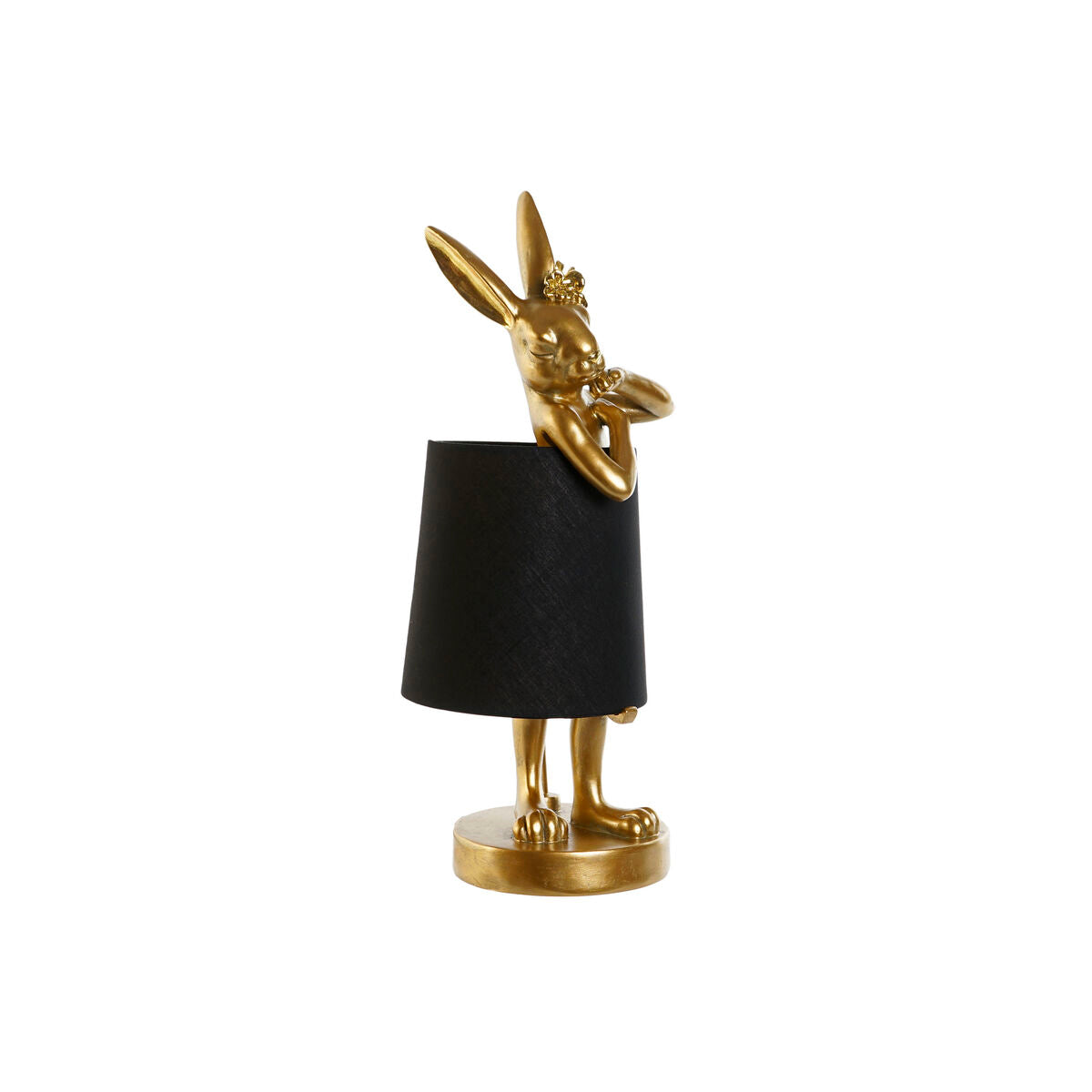 Desk lamp Home ESPRIT Black Golden Resin 40 W 220 V 16 x 16 x 43 cm-5