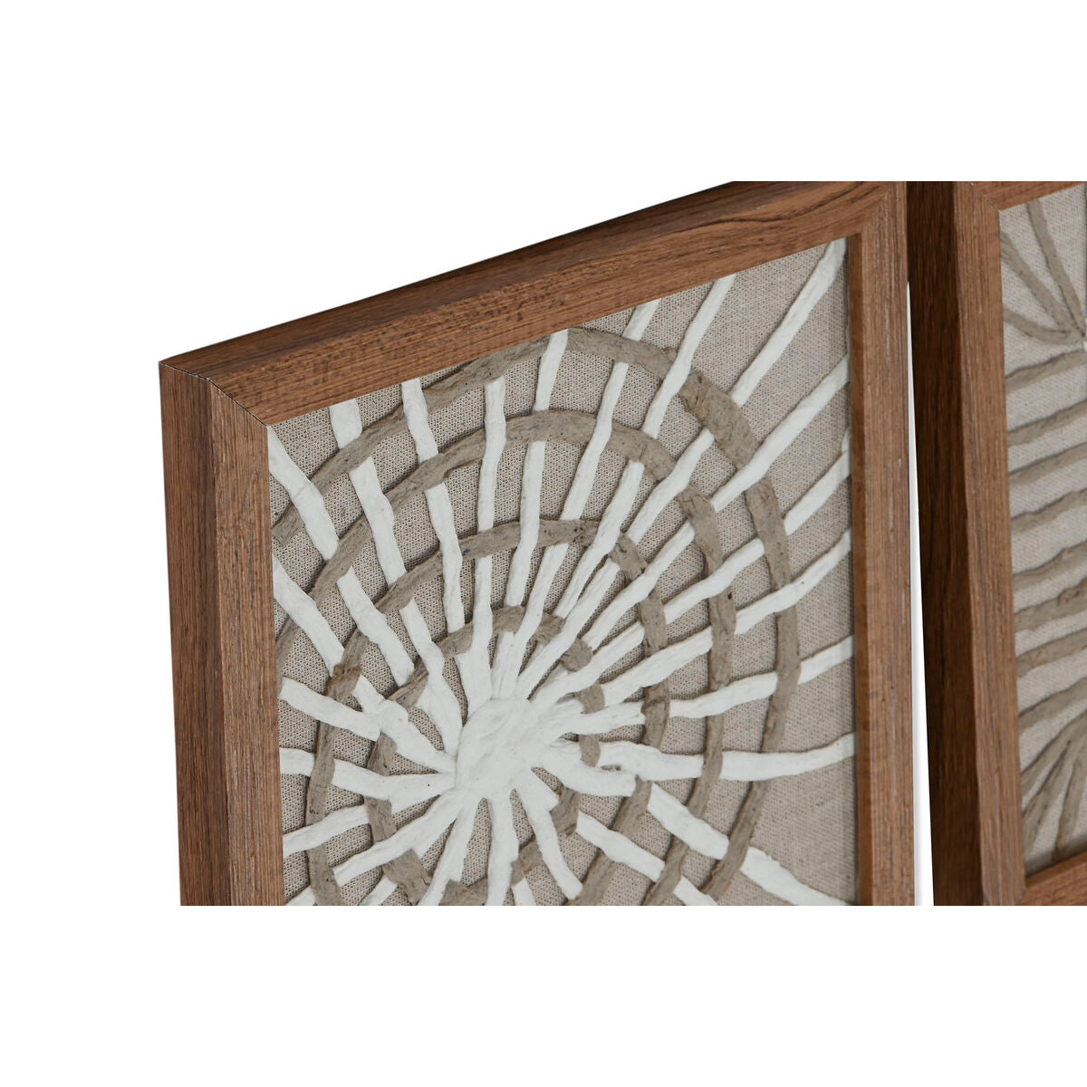 Set of 4 pictures Home ESPRIT Paper Crystal 22 x 2 x 22 cm-3