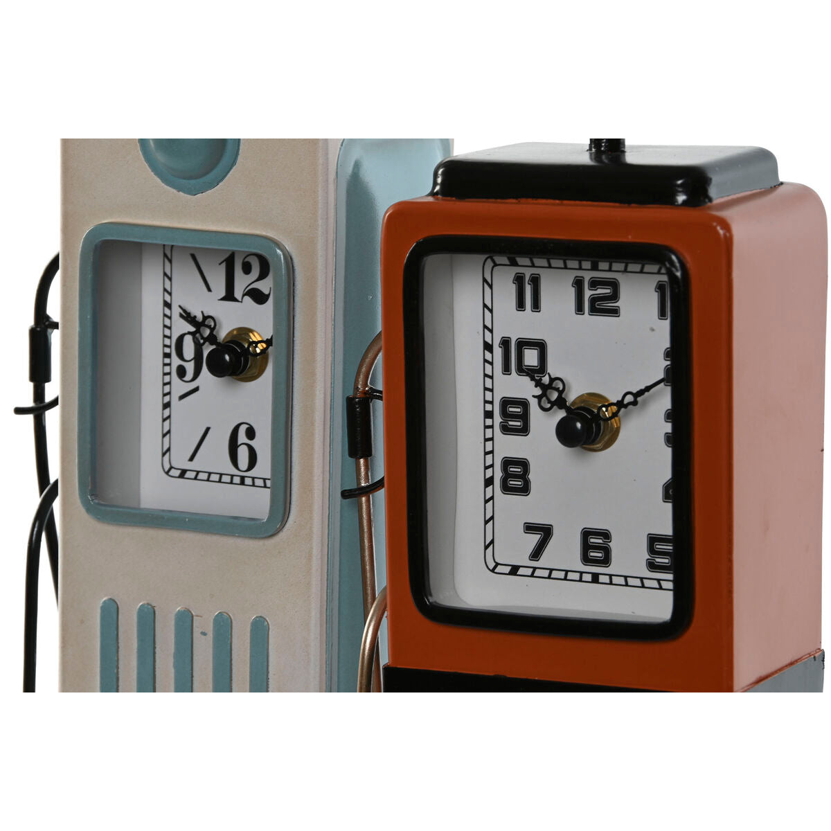 Table clock Home ESPRIT Multicolour Metal Vintage-3