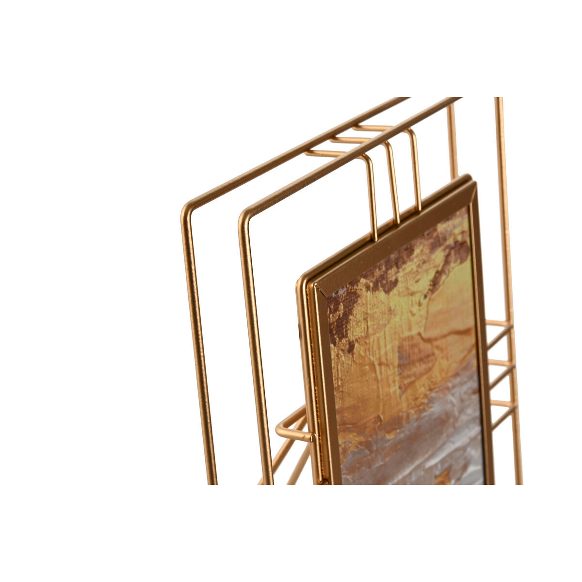 Photo frame Home ESPRIT Golden Metal Crystal 18,5 x 2,5 x 23,5 cm (12 Units)-2