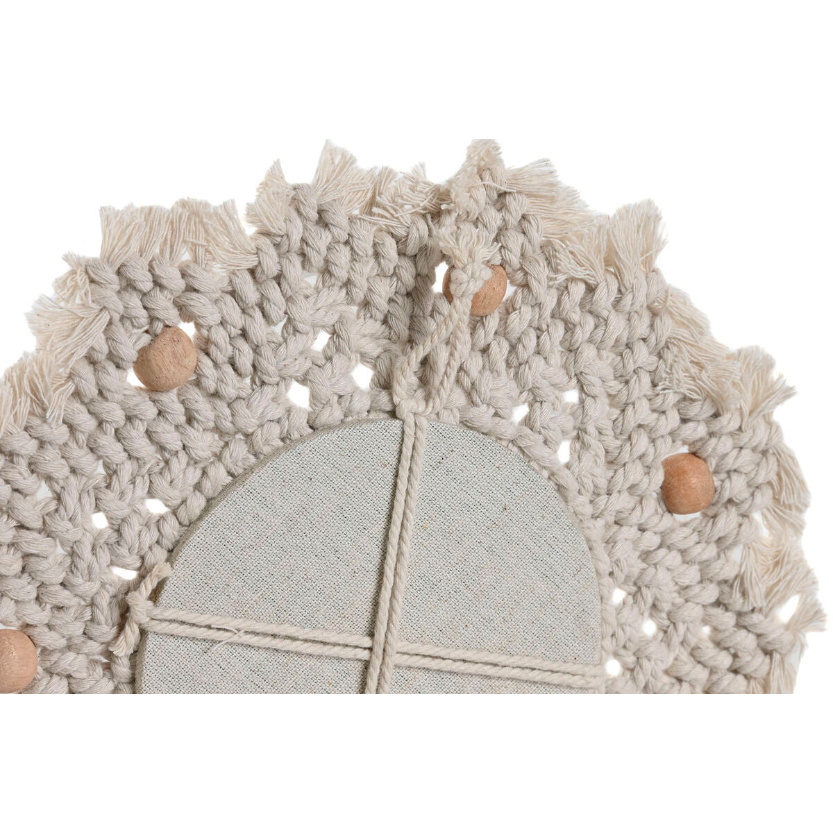 Mirror Set Home ESPRIT White Boho 20 x 1 x 20 cm (3 Pieces)-1