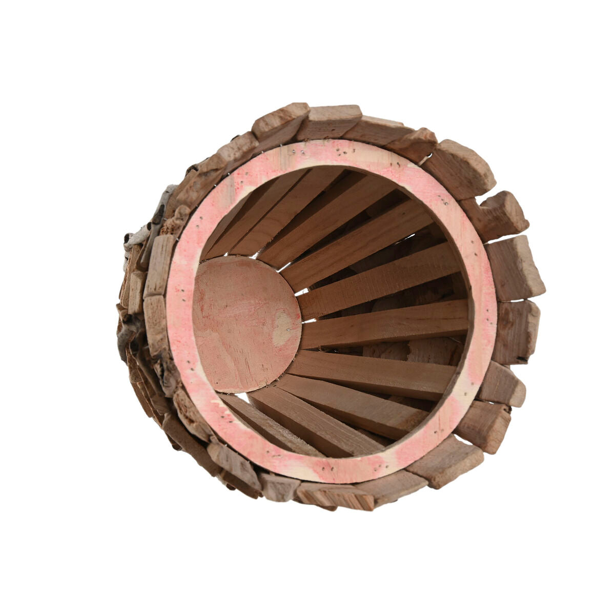 Set of Planters Home ESPRIT Brown Paolownia wood 35 x 35 x 45 cm (2 Pieces)-1